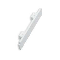 Capete GE3, 5442, pentru sina cu 3 canale, PVC, alb