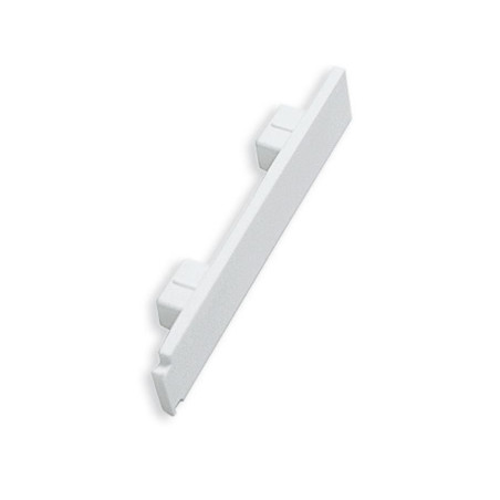 Capete GE3, 5442, pentru sina cu 3 canale, PVC, alb