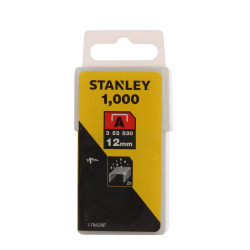 Capse tip A, Stanley, 12 mm, set 1000 bucati