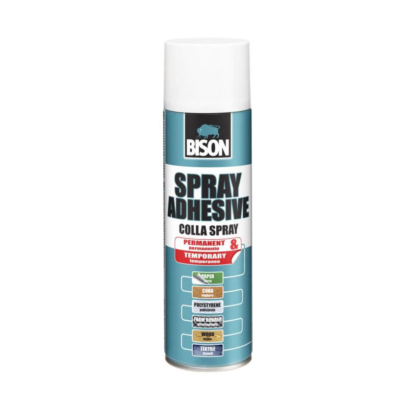 Adeziv tip spray universal, Bison Colla Spray, transparent, 200 ml