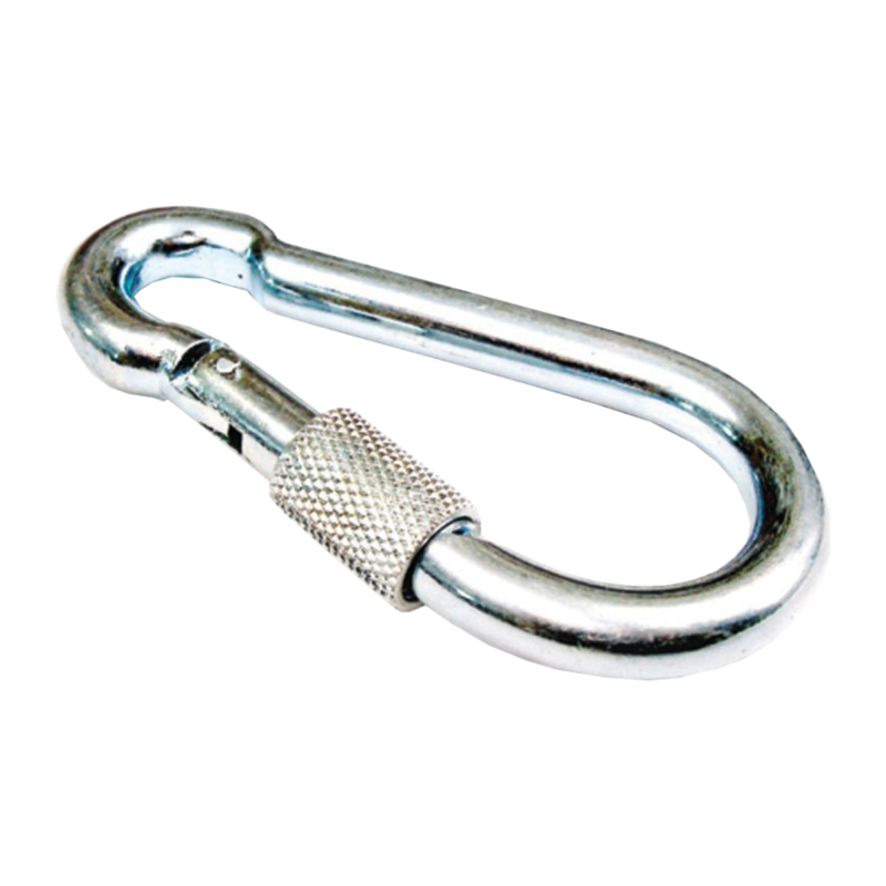 Carabina cu siguranta, din otel zincat, Lumytools LT76796, 6 x 60 mm Carabina cu siguranta, din otel zincat, Lumytools LT76796, 6 x 60 mm