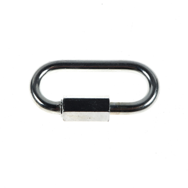 Carabina rapida, din otel zincat, Cablero CD061L05U_050, grosime 5 mm Carabina rapida, din otel zincat, Cablero CD061L05U_050, grosime 5 mm