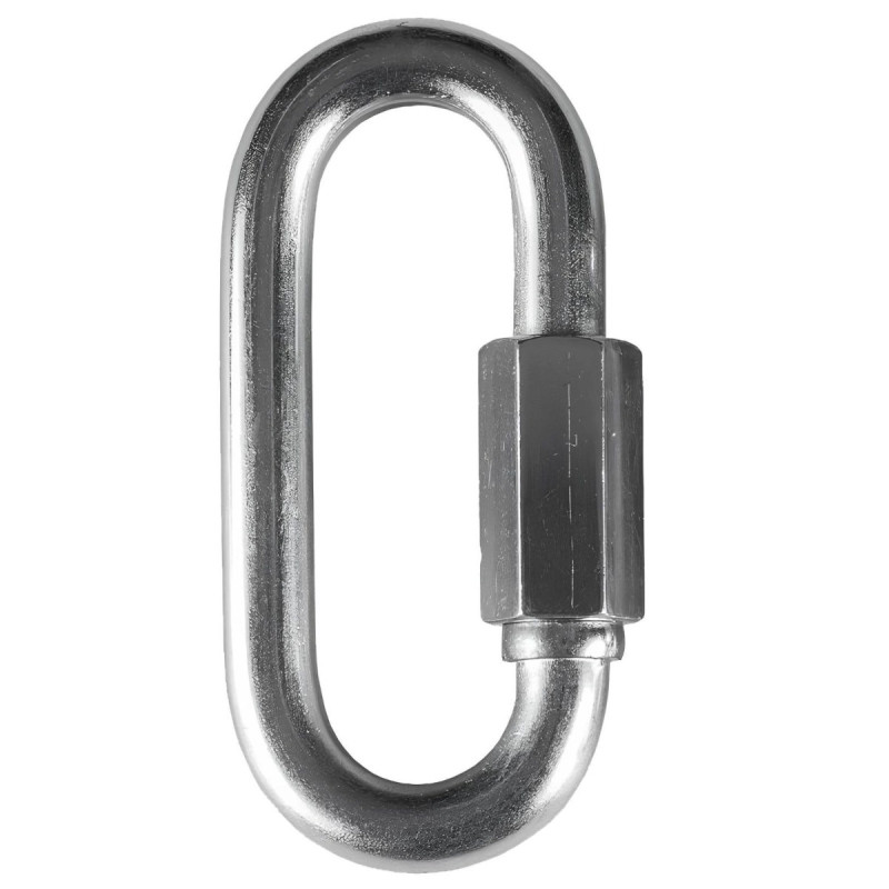 Carabina rapida, din otel zincat, Cablero CD061L06U, grosime 6 mm, 2 bucati Carabina rapida, din otel zincat, Cablero CD061L06U, grosime 6 mm, 2 bucati