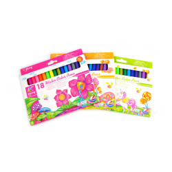 Carioci pe baza de apa, Yalong, set 18 culori