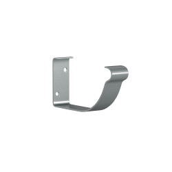 Carlig combi jgheab pentru sistem pluvial, Bilka, metalic, argintiu (RAL 9006), lucios, 125 x 80 mm
