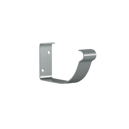 Carlig combi jgheab pentru sistem pluvial, Bilka, metalic, argintiu (RAL 9006), lucios, 125 x 80 mm