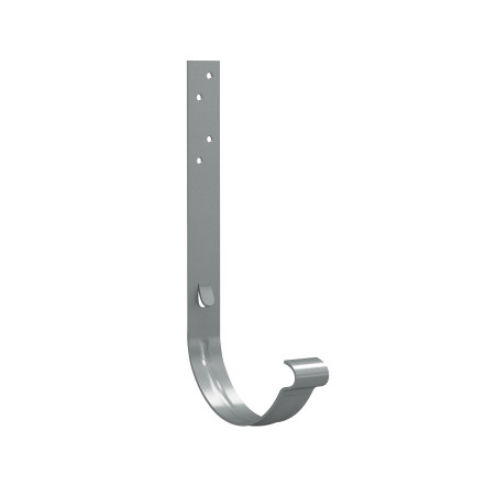 Carlig jgheab pentru sistem pluvial, Bilka, metalic, argintiu (RAL 9006), lucios, 125 x 210 mm