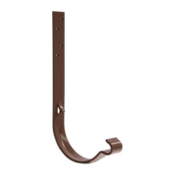 Carlig jgheab pentru sistem pluvial, Bilka, metalic, maro (RAL 8017), lucios, 150 x 210 mm