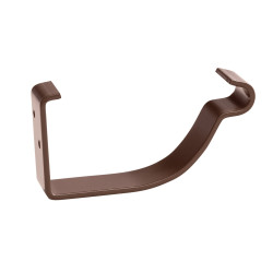 Carlig jgheab pentru sistem pluvial, combi Bilka, metalic, maro (RAL 8017), lucios, 125 mm