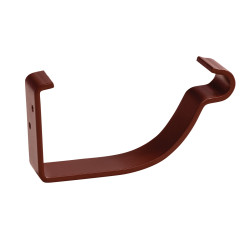 Carlig jgheab pentru sistem pluvial, combi Bilka, metalic, rosu inchis (RAL 3009), lucios, 125 mm