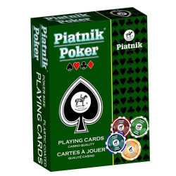 Carti de joc, Piatnik, carton plastifiat, diverse culori, 7+ ani, 6 x 9.5 x 2 cm