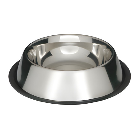 Castron pisici, Lolo Pets, inox, antiderapant, argintiu, 250 ml