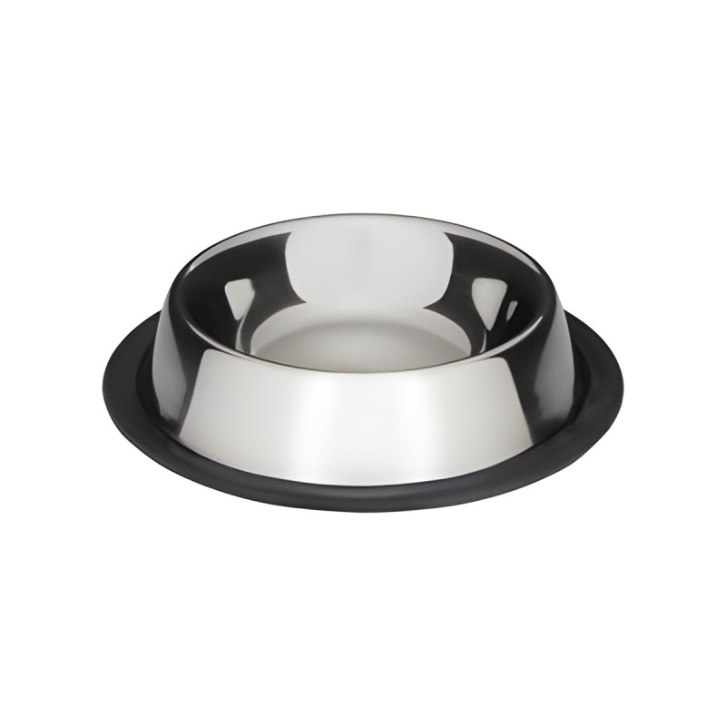 Castron pisici, Lolo Pets, inox, antiderapant, argintiu, 450 ml Castron pisici, Lolo Pets, inox, antiderapant, argintiu, 450 ml