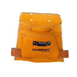 Centura pentru scule, cu 2 buzunare, din piele, Kronus 71023