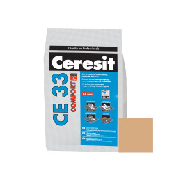 Chit de rosturi gresie si faianta Ceresit CE 33, caramel,  interior, 2 kg