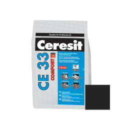 Chit de rosturi gresie si faianta Ceresit CE 33, grafit 16,  interior, 5 kg