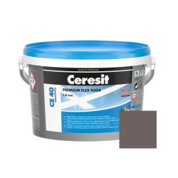 Chit de rosturi gresie si faianta Ceresit CE 40, antracit 13, interior / exterior, 2 kg