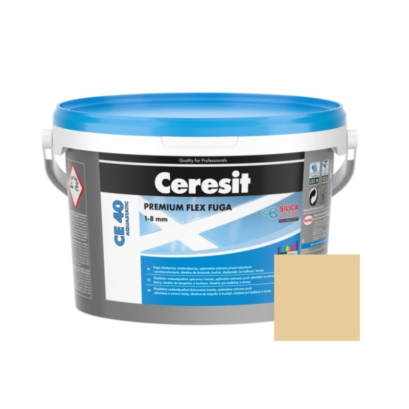 Chit de rosturi gresie si faianta Ceresit CE 40, bahama, interior / exterior, 2 kg