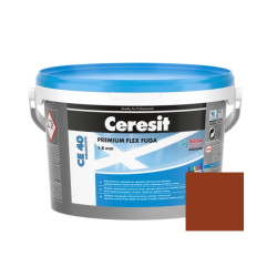 Chit de rosturi gresie si faianta Ceresit CE 40, caramiziu clinker, interior / exterior, 2 kg