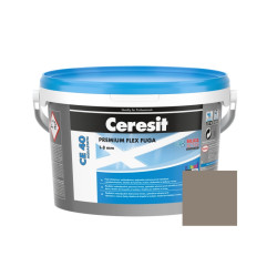 Chit de rosturi gresie si faianta Ceresit CE 40, cement grey, interior / exterior, 2 kg
