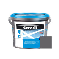 Chit de rosturi gresie si faianta Ceresit CE 40, coal 18, interior / exterior, 5 kg