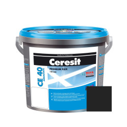 Chit de rosturi gresie si faianta Ceresit CE 40, grafit, interior / exterior, 5 kg