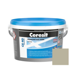 Chit de rosturi gresie si faianta Ceresit CE 40, gri, interior / exterior, 2 kg