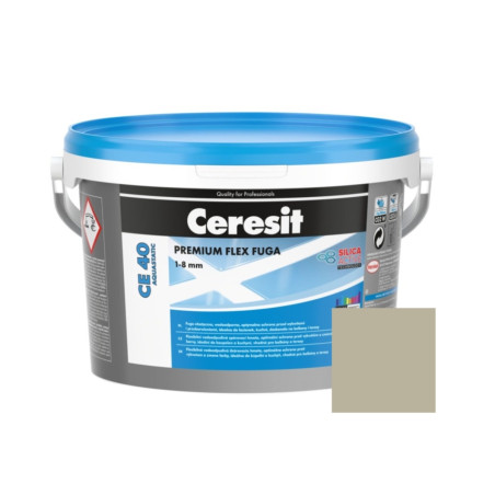 Chit de rosturi gresie si faianta Ceresit CE 40, gri, interior / exterior, 2 kg