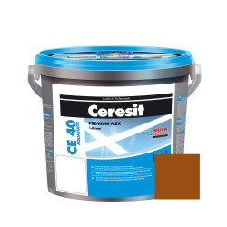 Chit de rosturi gresie si faianta Ceresit CE 40, siena, interior / exterior, 5 kg