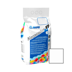 Chit de rosturi gresie si faianta Mapei Keracolor FF, 100 alb, interior / exterior, 5 kg