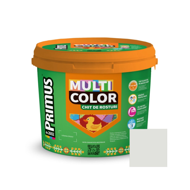 Chit de rosturi gresie si faianta Primus Multicolor, B01 blanc de blanc, interior / exterior, 5 kg