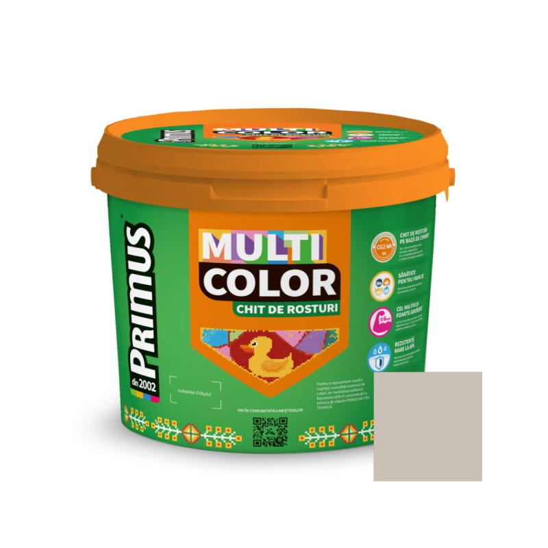 Chit de rosturi gresie si faianta Primus Multicolor, B03 papyrus, interior / exterior, 5 kg