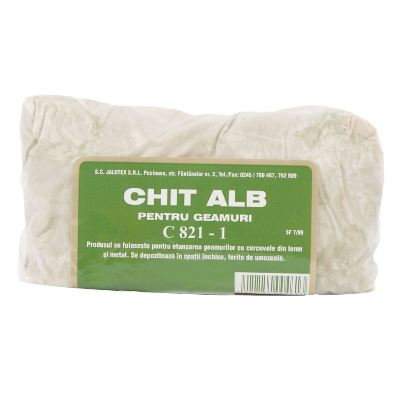 Chit pentru geam, alb, 0.5 kg Chit pentru geam, alb, 0.5 kg