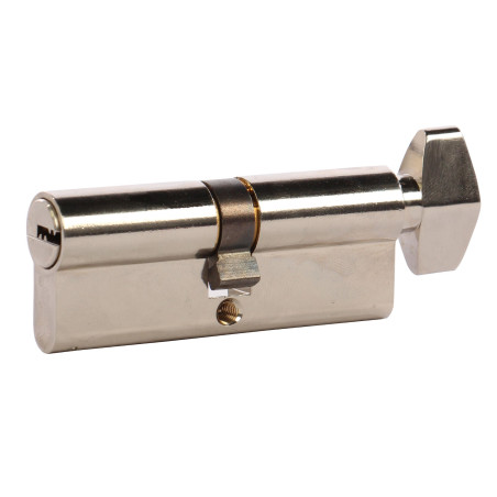 Cilindru siguranta Yale, alama, cu buton, 5 chei cu amprenta, 40 x 40 mm