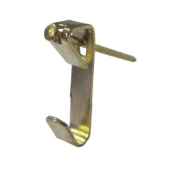 Agatatoare pentru tablou, alama, 27 mm + cui