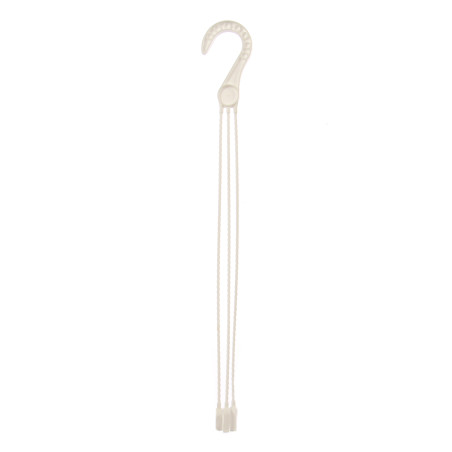 Agatator cu 3  brate, pentru ghiveci, plastic, alb, 45.2 cm