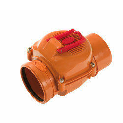 Clapeta PVC sens unic, cu inel, D 110 mm