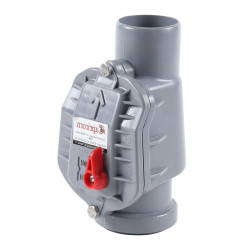Clapeta PVC sens unic, cu inel, D 50 mm