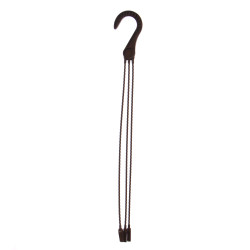 Agatator cu 3  brate, pentru ghiveci, plastic, maro, 45.2 cm