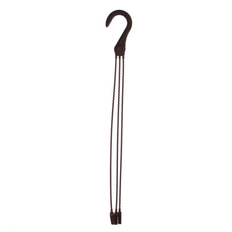 Agatator cu 3  brate, pentru ghiveci, plastic, maro, 45.2 cm