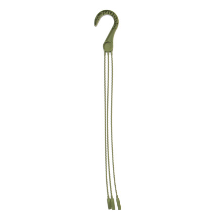 Agatator cu 3  brate, pentru ghiveci, plastic, verde oliv, 45.2 cm