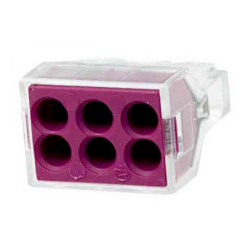 Clema montaj SMK 773-326, violet, 4 buc
