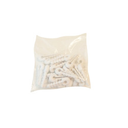 Clema rapida fixare cablu 4 mm, polipropilena, set 25 buc