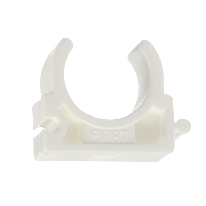 Clema suport teava PPR, D 20 mm, alb
