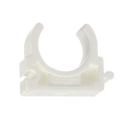 Clema suport teava PPR D 40 mm, alb