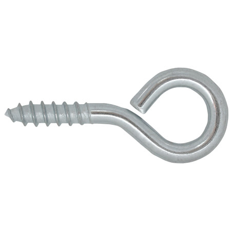Agatator tip O, cu filet, pentru lemn, din otel, zincat alb, Friulsider 85300B20070F2, 20 x 70 JDP, 4 x 25 x 10 mm, set 10 bucat